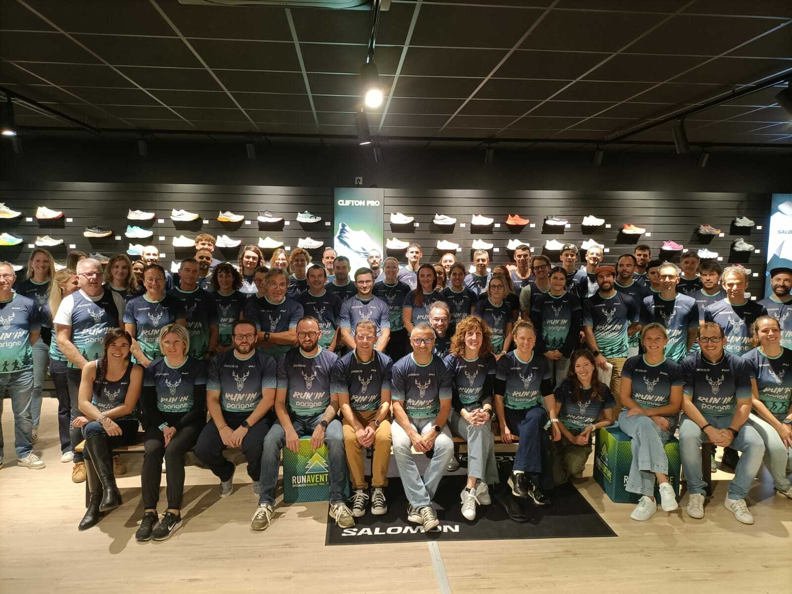 Remise des maillots chez Run'aventure