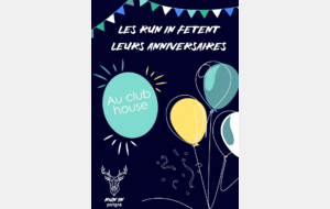 Anniversaires des adhérents de Fevrier